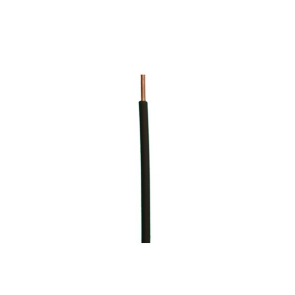 KAL/NYA4/002 Καλώδιο μονοπολικό NYA H07V-U PVC 4mm² Μαύρο